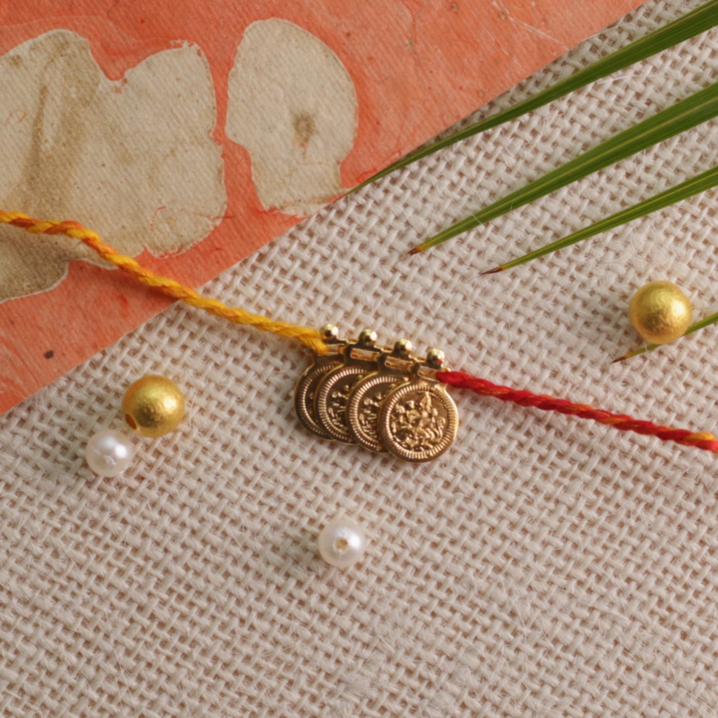 Goddess Laxmi Coin Rakhi