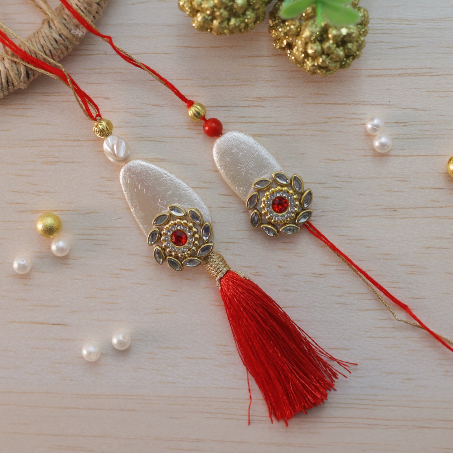 Elegant Rakhi Pair