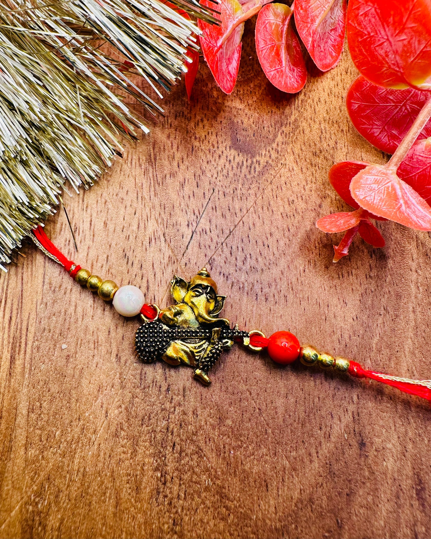 Set Of Seven Ganesha Rakhis