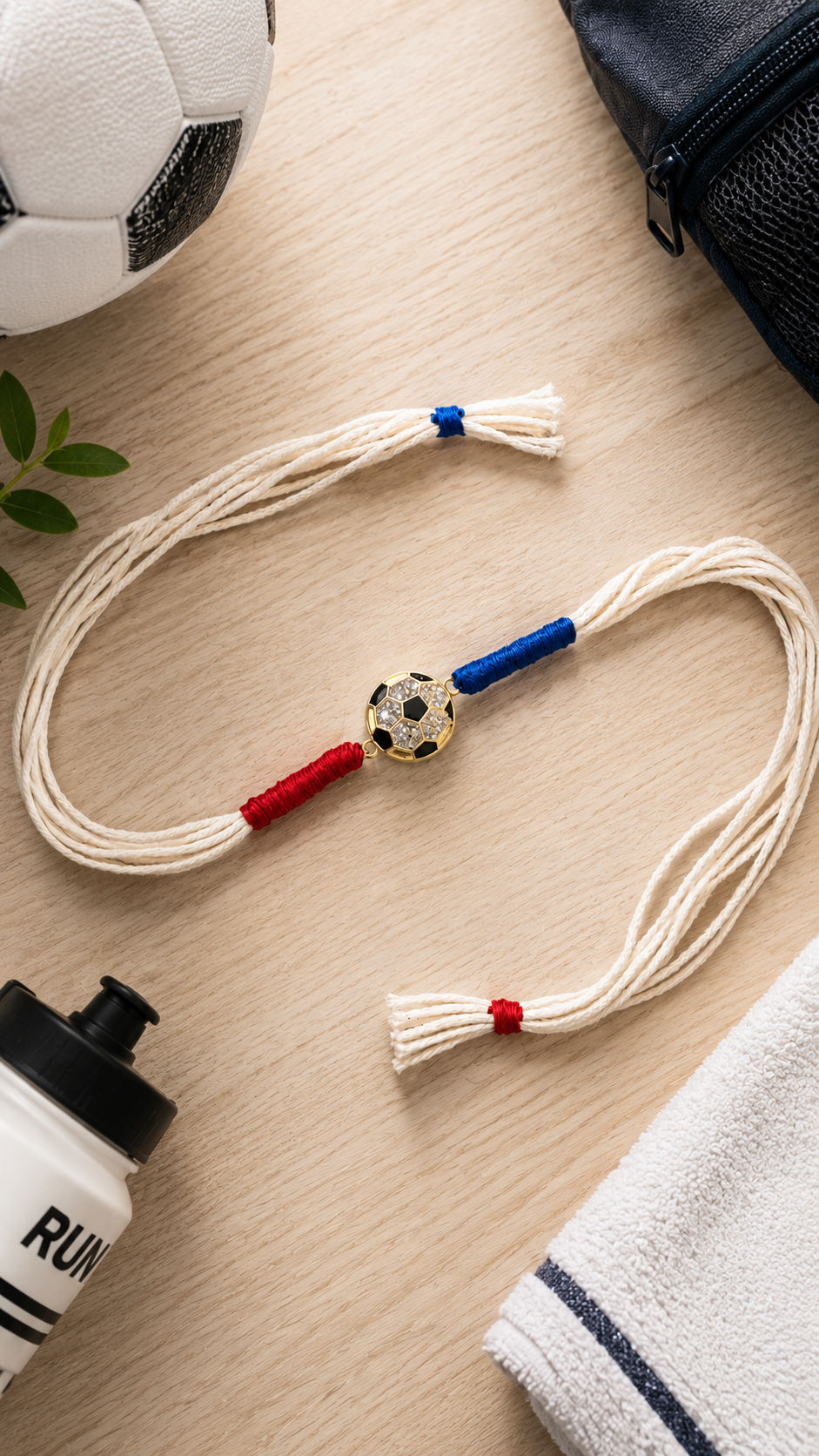 Shiny Football Rakhi