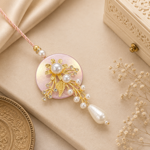 Blush Pearl Bhaiya-Bhabhi Set