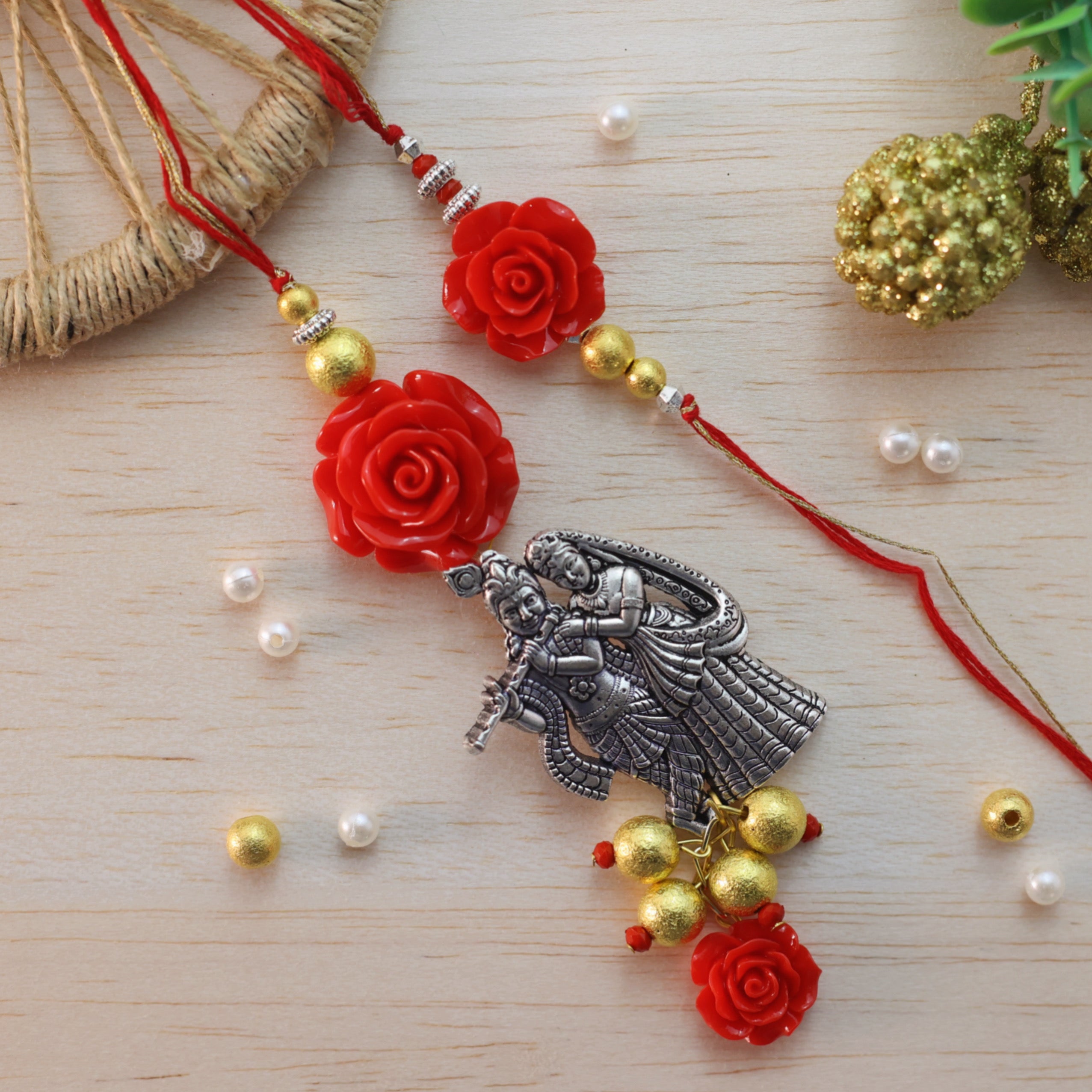 Radha Krishna Rakhi Pair