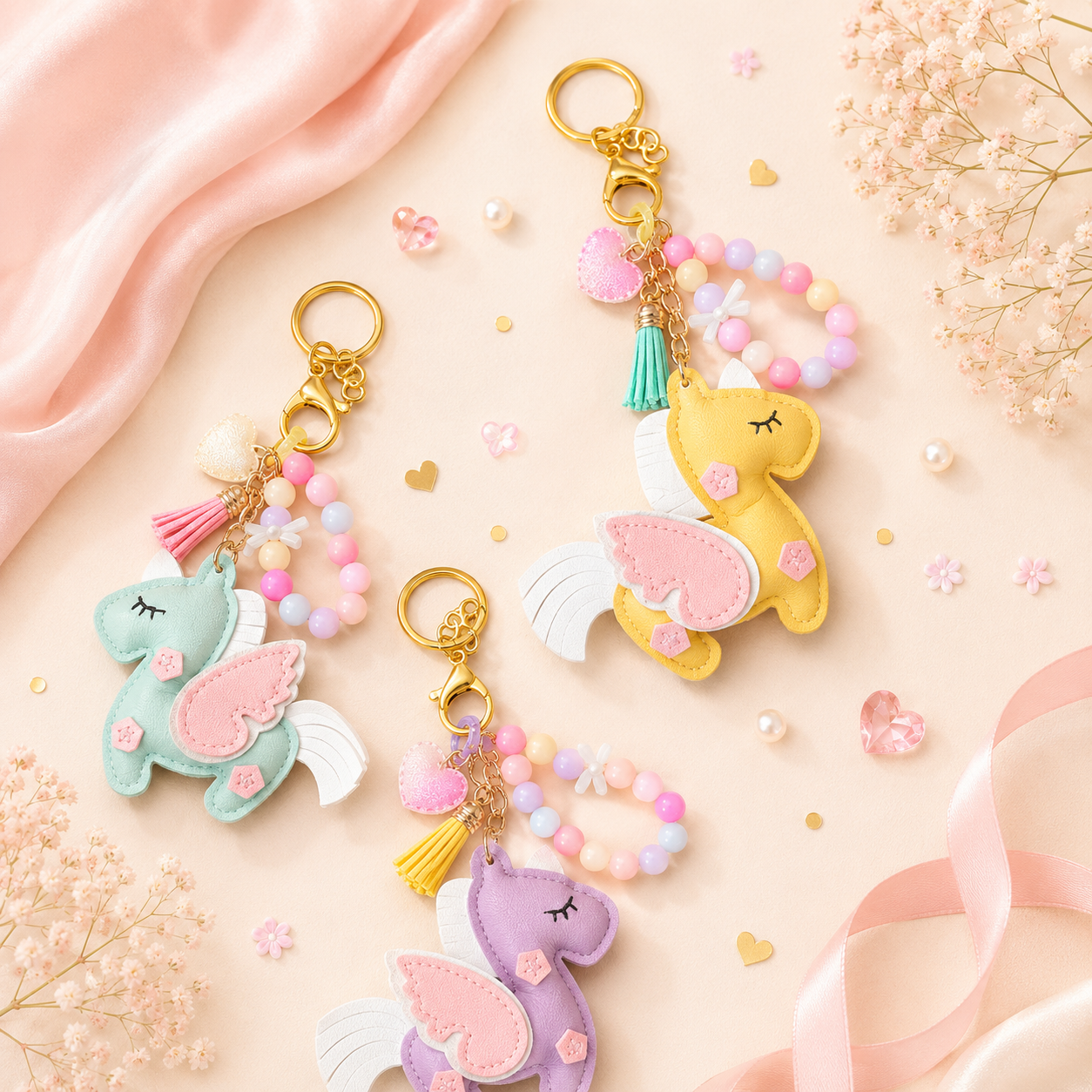 Unicorn Bag Charm Lumba Rakhi