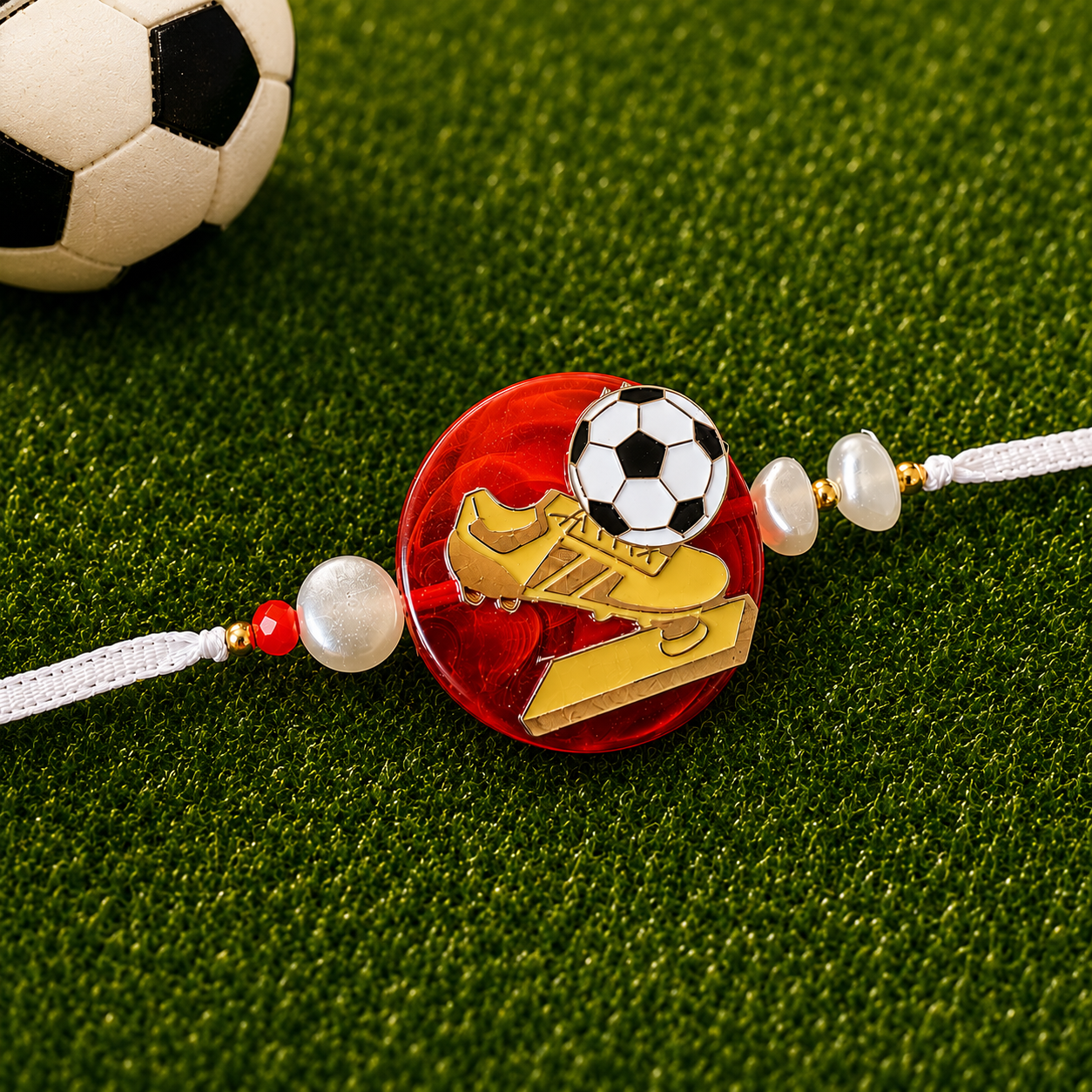Golden Kick Rakhi