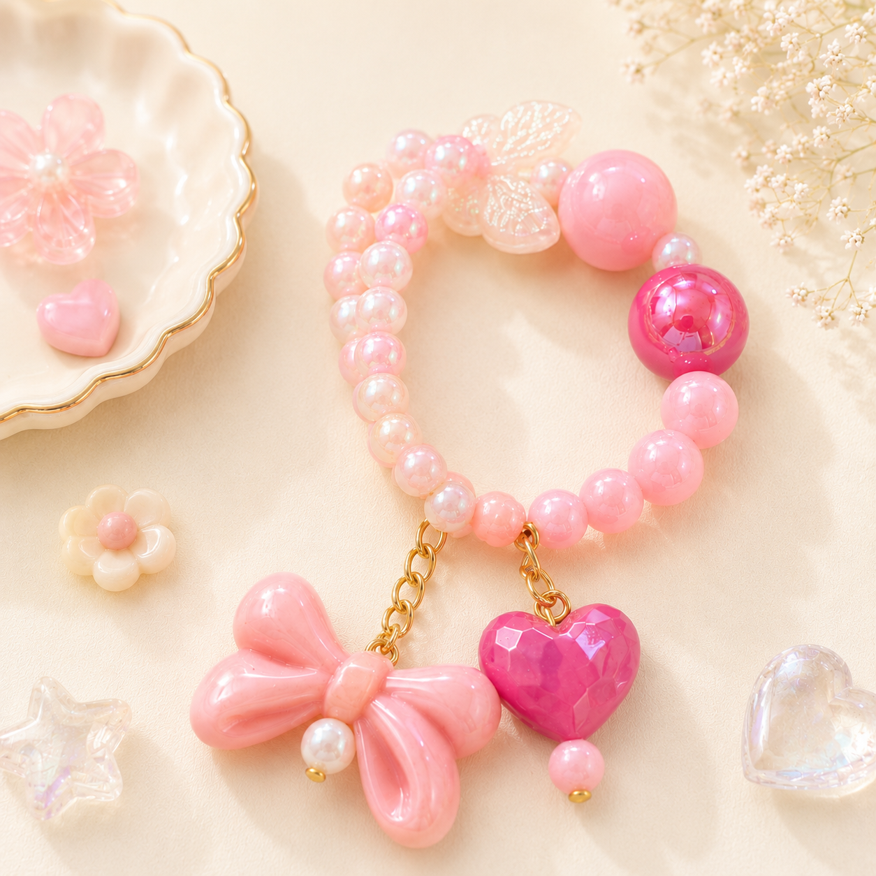 Butterfly Heart Bracelet