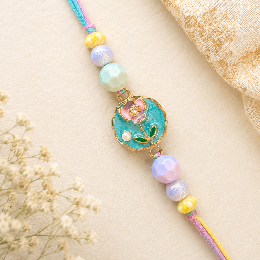 Pastel Blossom Rakhi