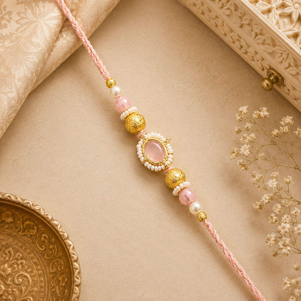 Blush Pearl Bhaiya-Bhabhi Set