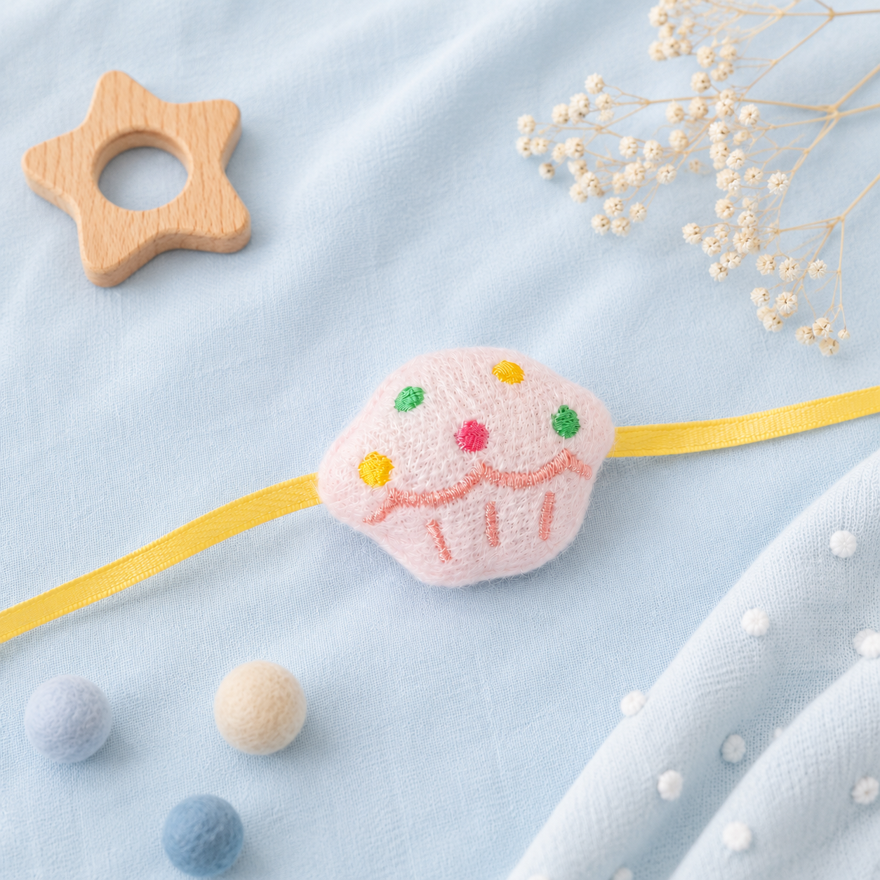 Pink Cupcake Rakhi