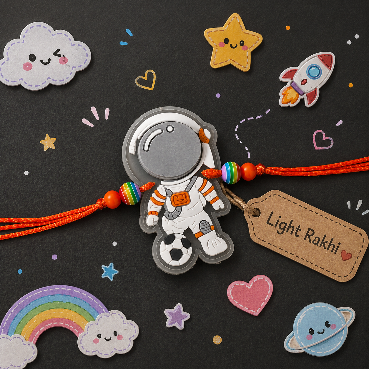 Football Astronaut Rakhi