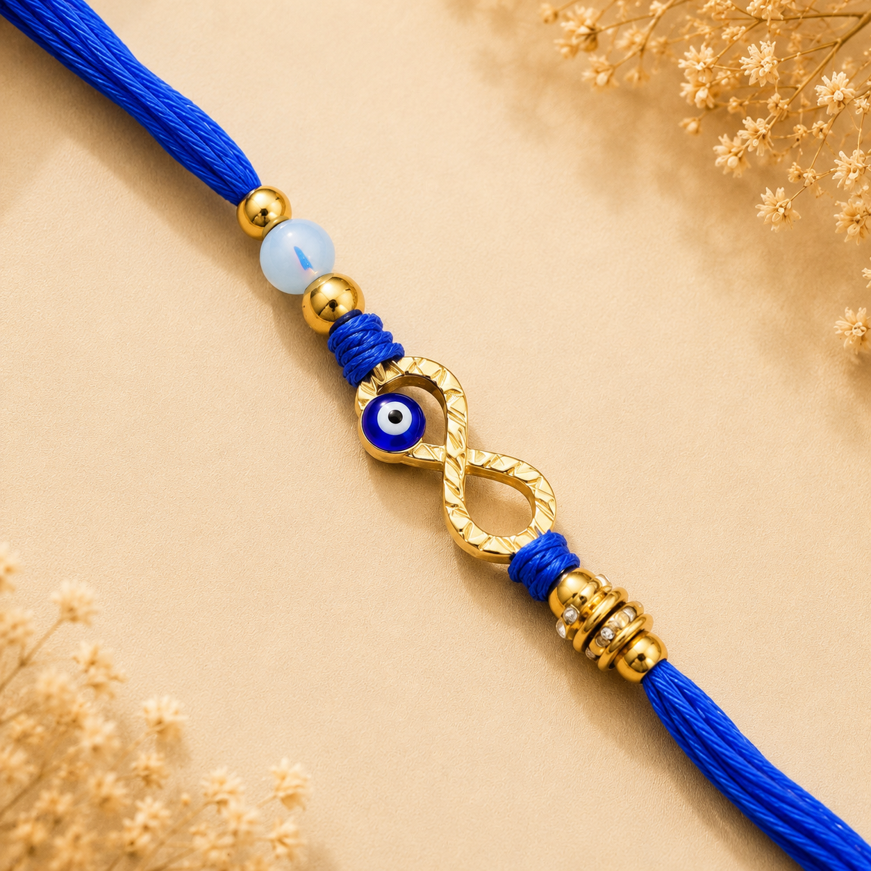 Elegant Infinity Charm Rakhi