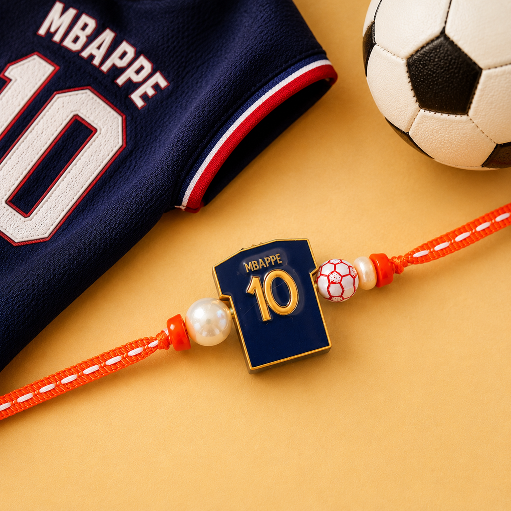 Mbappé Fan Jersey Rakhi