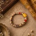 Rustic Earthstone Beaded Rakhi