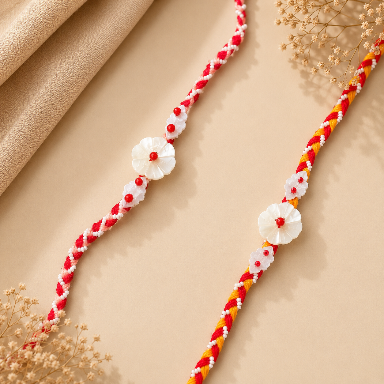 Shwet Pushp Traditional Rakhi