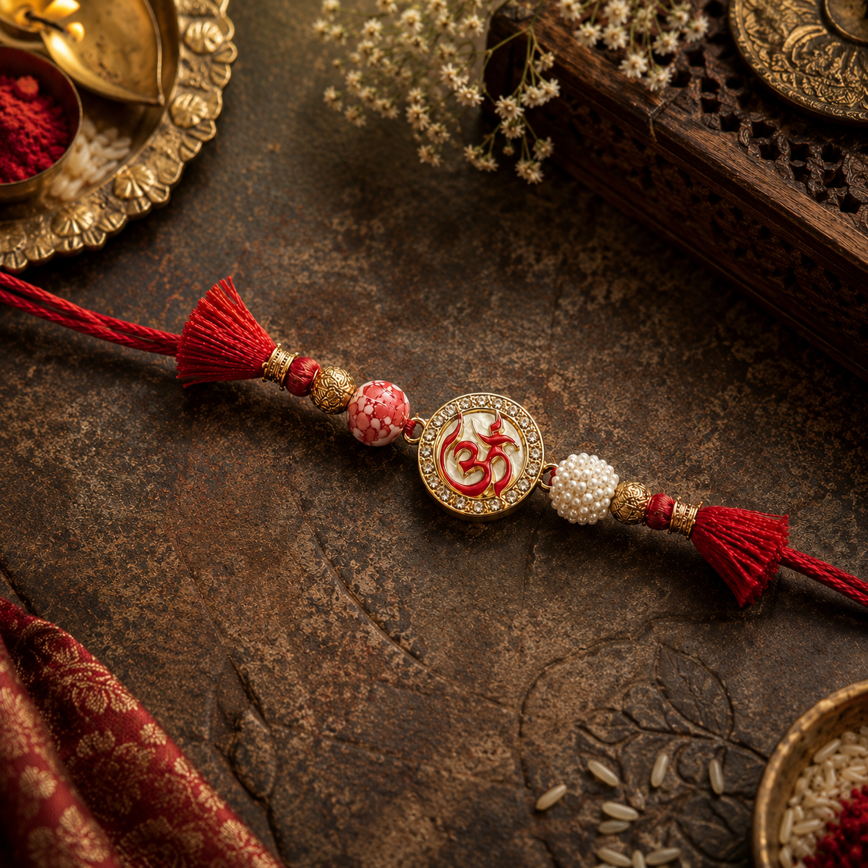 Om Divine Aura Rakhi
