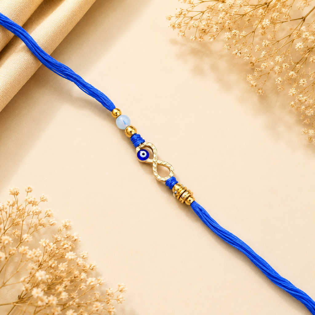 Elegant Infinity Charm Rakhi