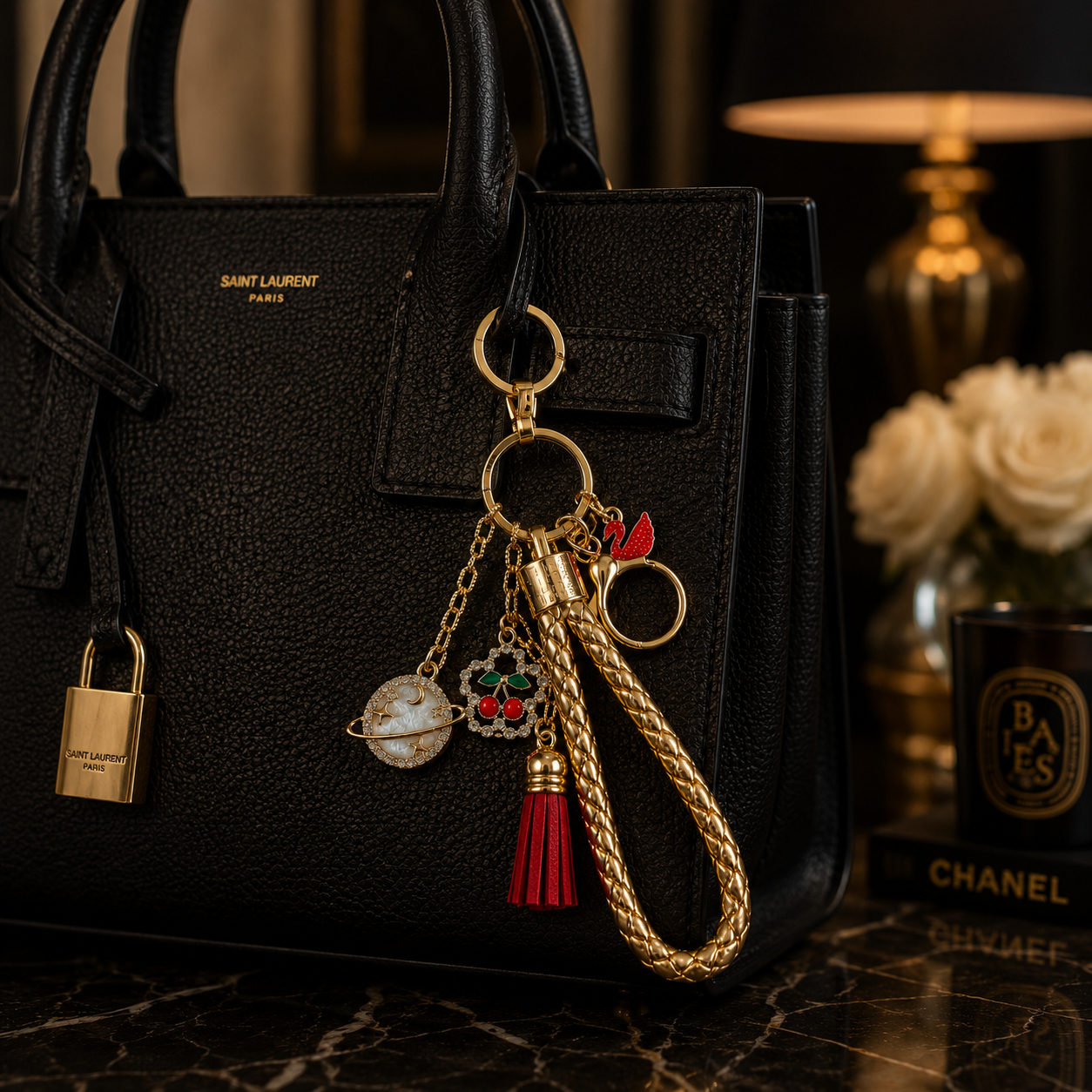 Cosmic Wishes Bag Charm Lumba Rakhi