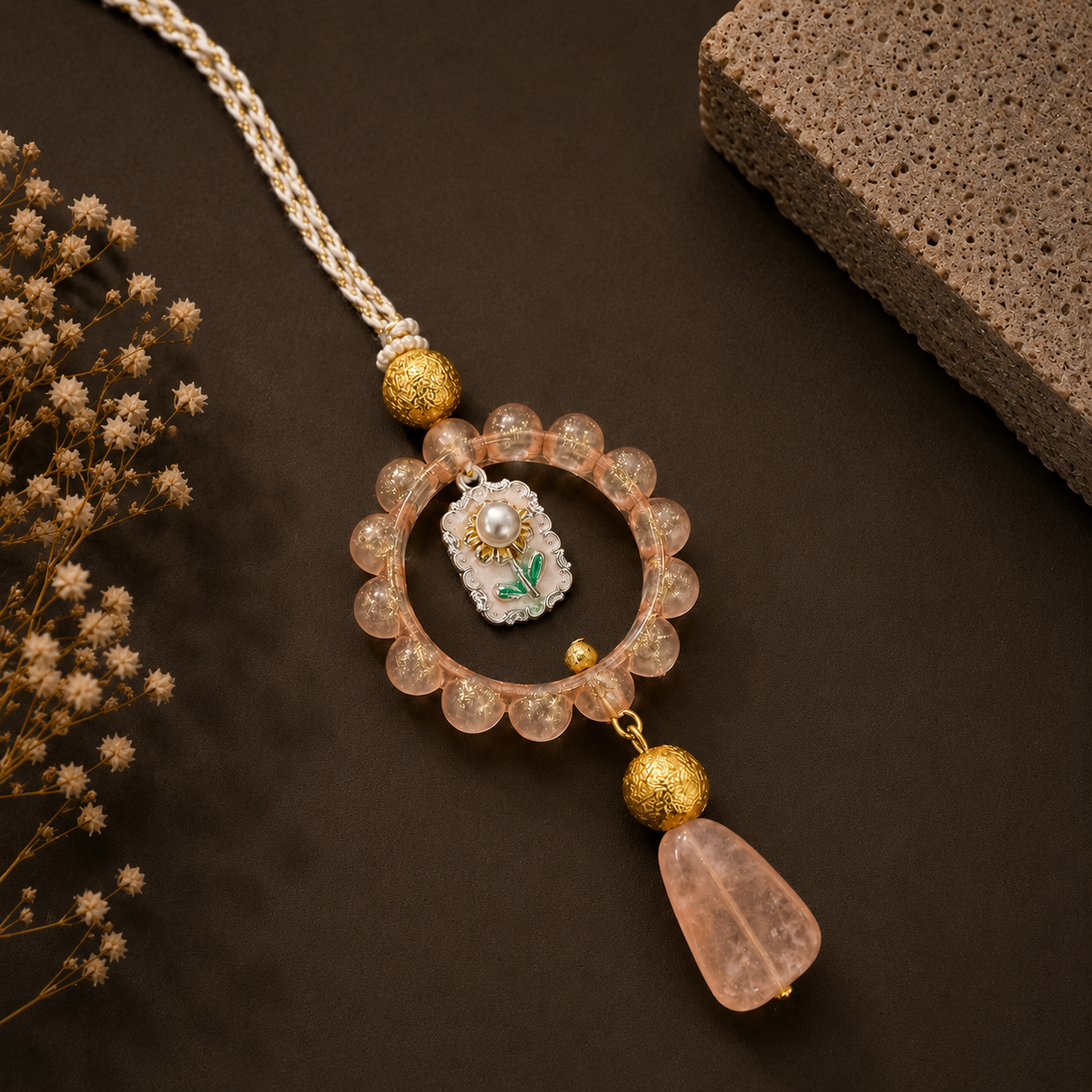 Quartz Harmony Bhaiya-Bhabhi Rakhi Set