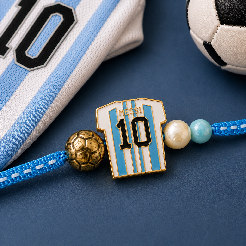 Messi Fan Jersey Rakhi