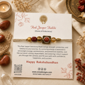 Red Japer Healing Stone Rakhi