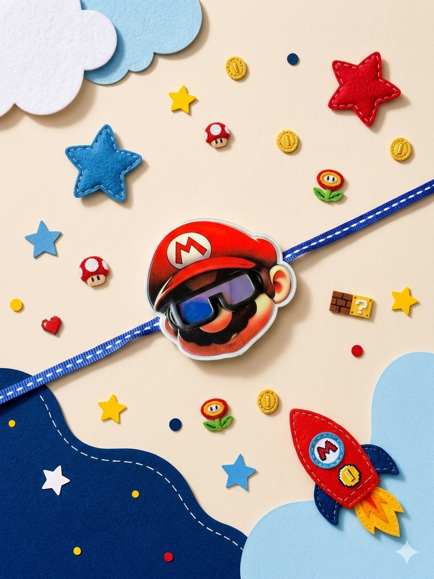Mario Cool 3D Glasses Rakhi