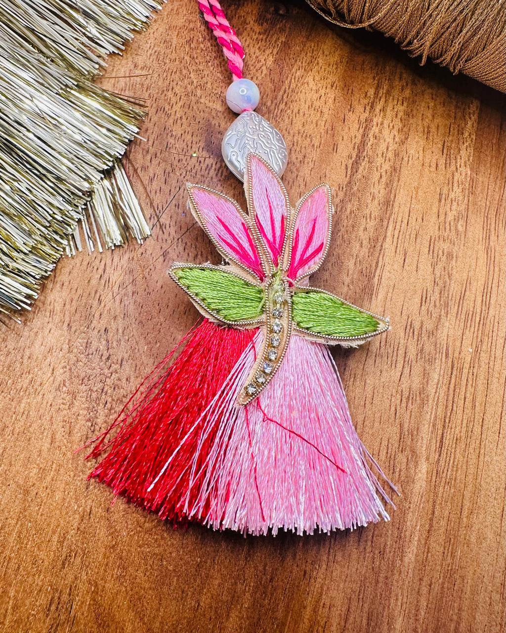 Lotus Buti Bhaiya Bhabhi Rakhi Set