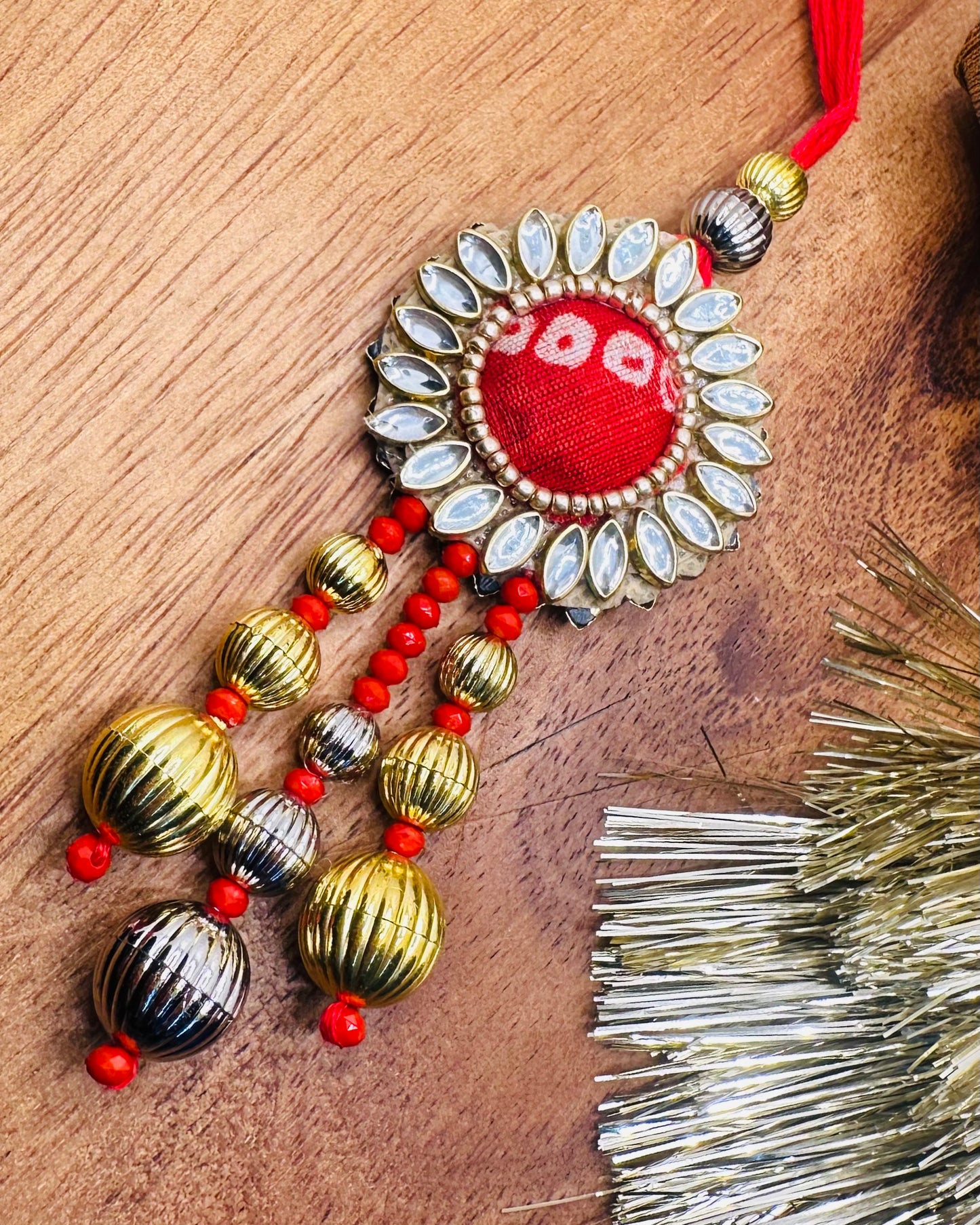 Bandhej Bhaiya And Bhabhi Rakhi Set