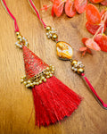 Metal Cap With Resham Latkan.