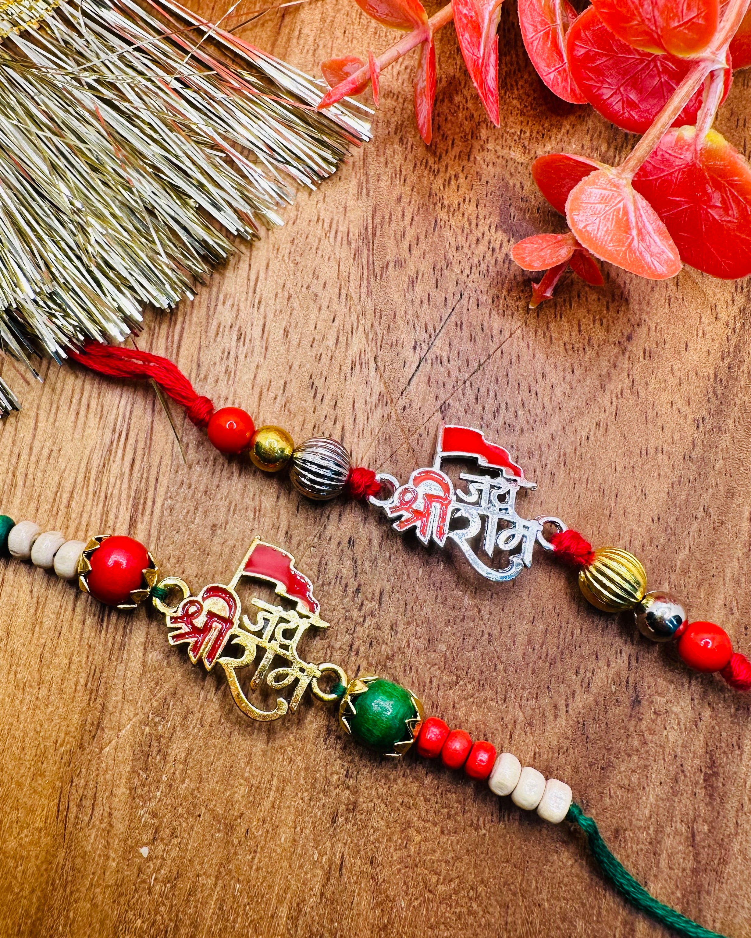 Jay Shree Ram Rakhi (Golden)