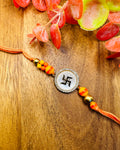 Mother of Pearl Swastik Rakhi