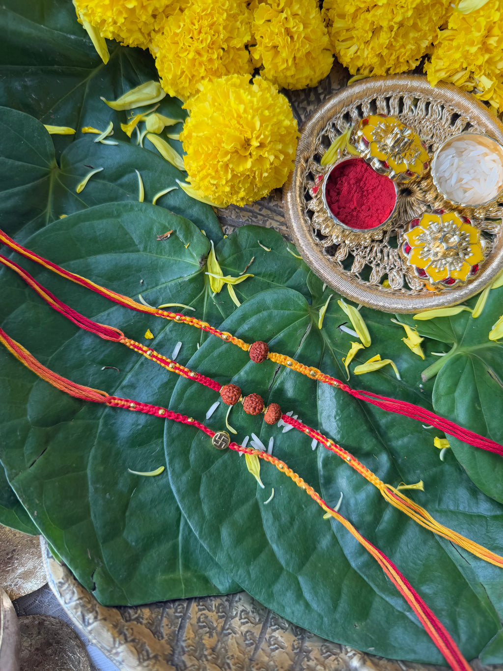 MACRAME MOLI RAKHI(SET OF 3)