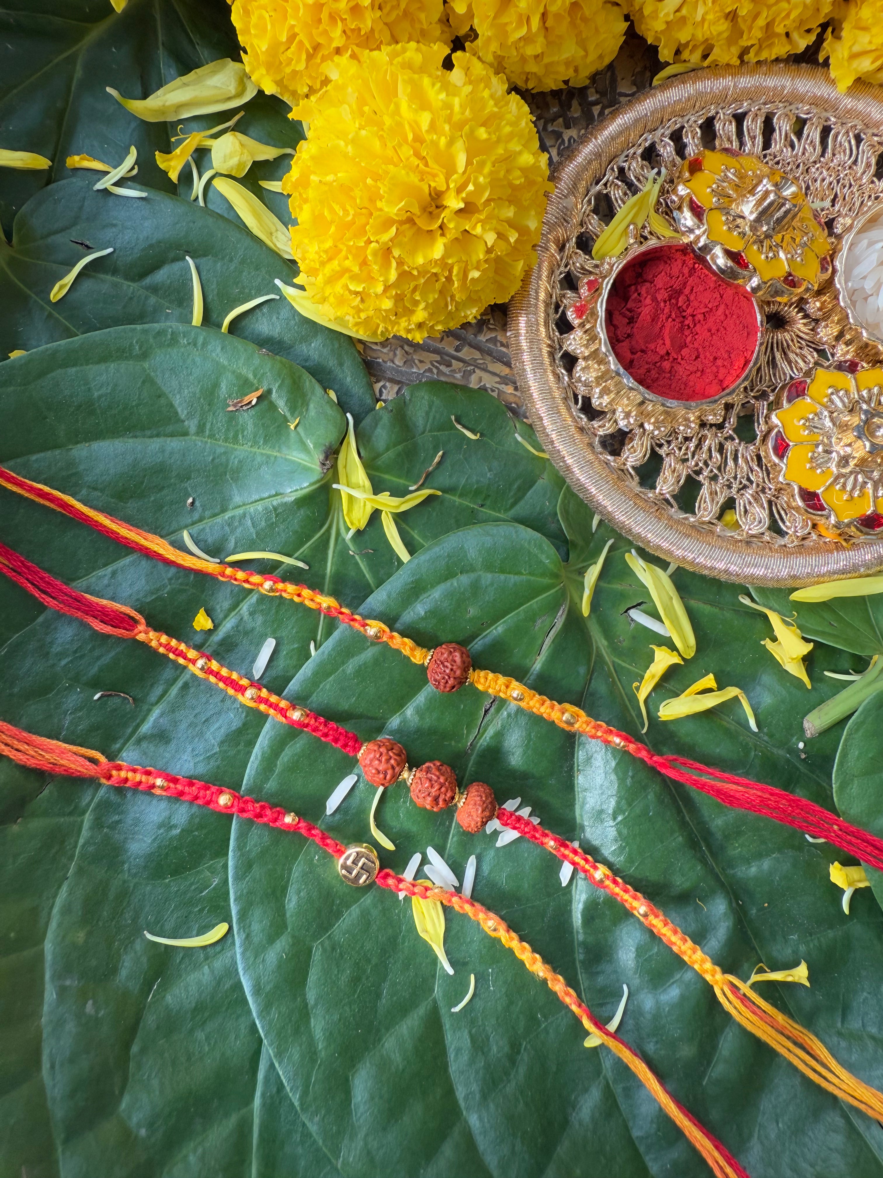 MACRAME MOLI RAKHI(SET OF 3)
