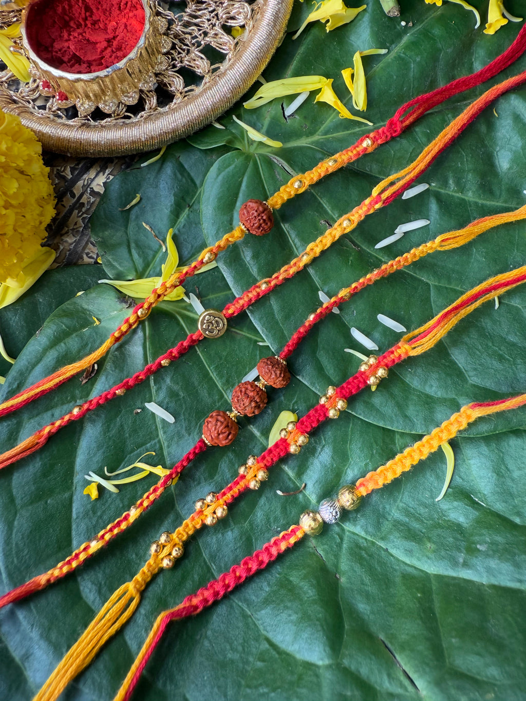 MACRAME MOLI RAKHI(SET OF 3)