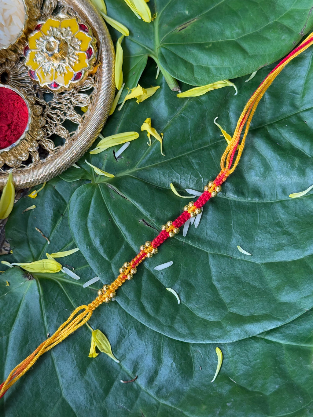 MACRAME BEAD RAKHI