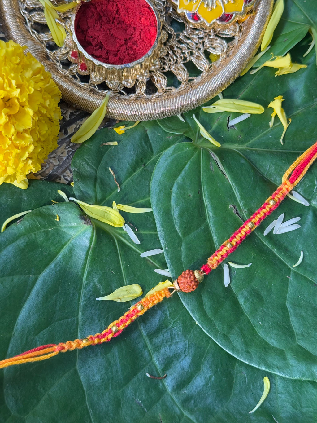 3 RUDRAKSHA RAKHI