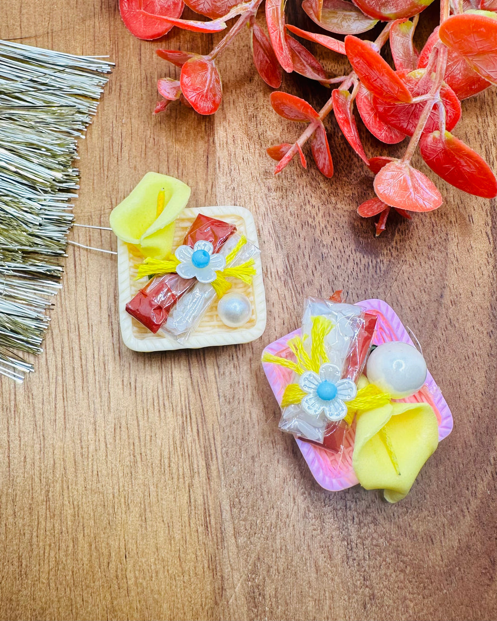 Mini baskets of Roli Chawal